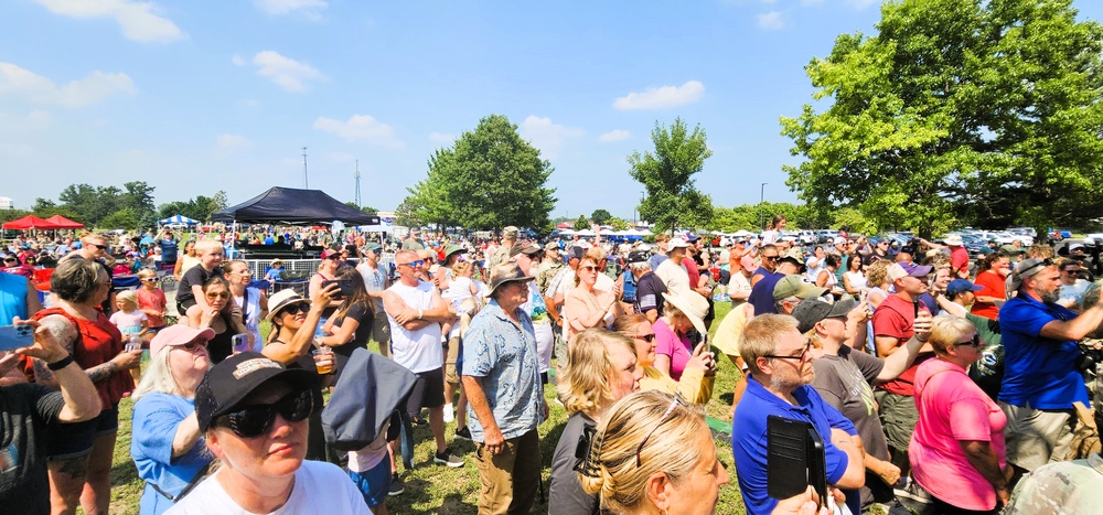 Lt. Dan Band entertains nearly a thousand guests during July 2025 concert at Fort McCoy