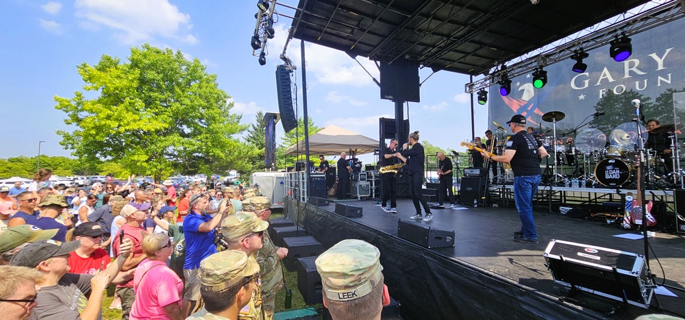 Lt. Dan Band entertains nearly a thousand guests during July 2025 concert at Fort McCoy