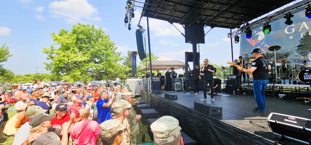 Lt. Dan Band entertains nearly a thousand guests during July 2025 concert at Fort McCoy