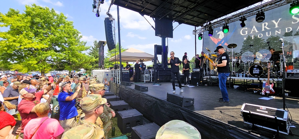 Lt. Dan Band entertains nearly a thousand guests during July 2025 concert at Fort McCoy