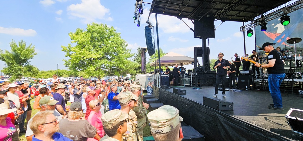 Lt. Dan Band entertains nearly a thousand guests during July 2025 concert at Fort McCoy