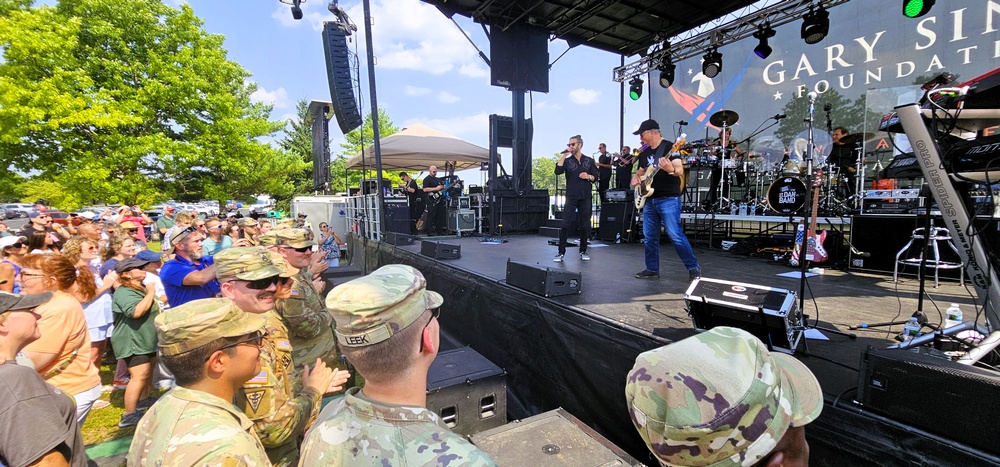 Lt. Dan Band entertains nearly a thousand guests during July 2025 concert at Fort McCoy
