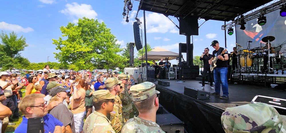 Lt. Dan Band entertains nearly a thousand guests during July 2025 concert at Fort McCoy