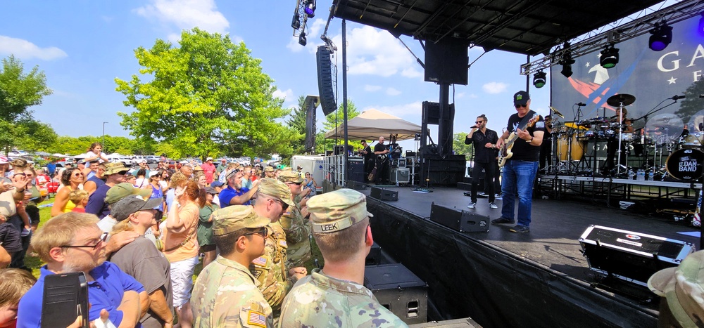 Lt. Dan Band entertains nearly a thousand guests during July 2025 concert at Fort McCoy