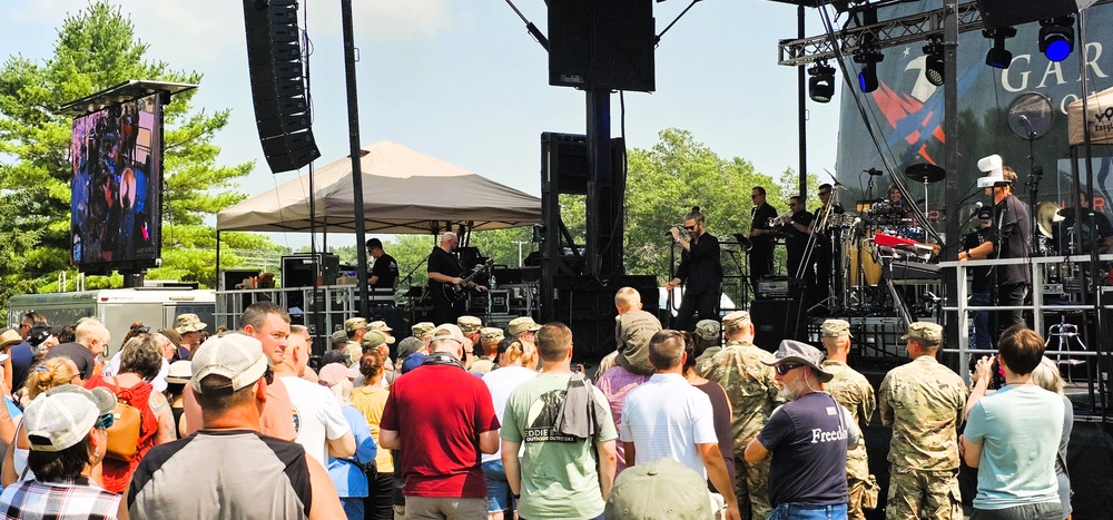 Lt. Dan Band entertains nearly a thousand guests during July 2025 concert at Fort McCoy