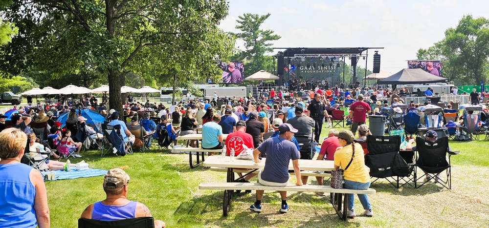 Lt. Dan Band entertains nearly a thousand guests during July 2025 concert at Fort McCoy