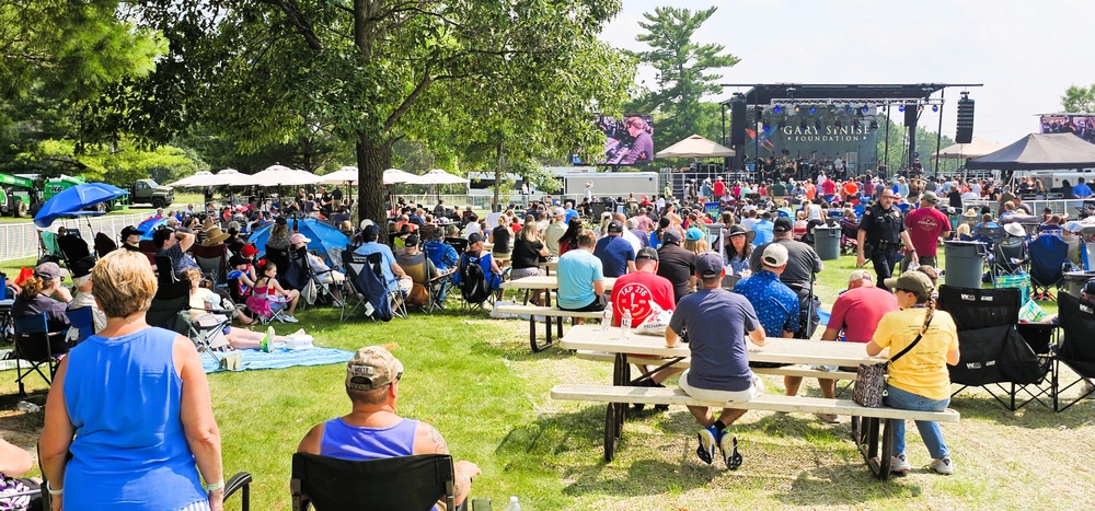 Lt. Dan Band entertains nearly a thousand guests during July 2025 concert at Fort McCoy