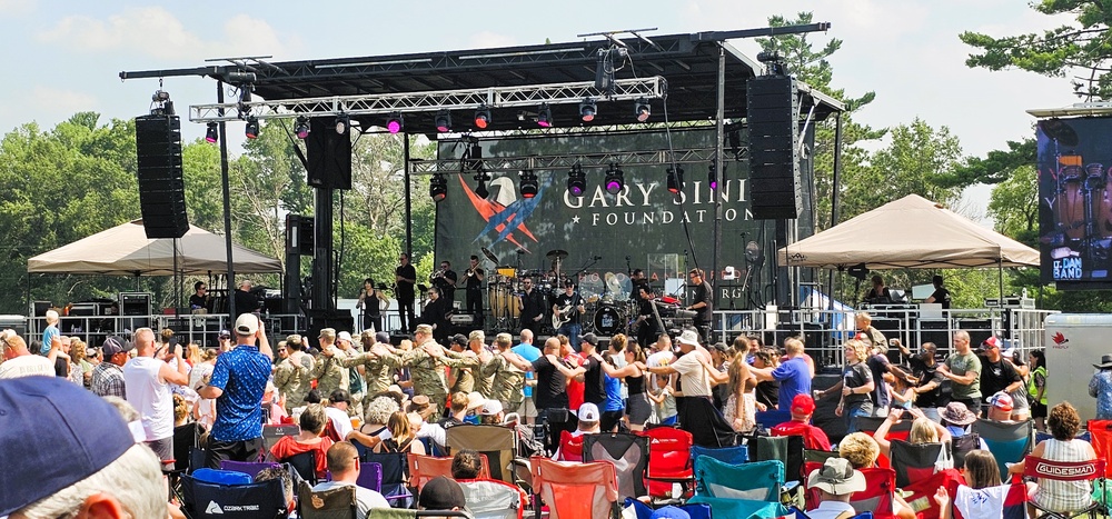 Lt. Dan Band entertains nearly a thousand guests during July 2025 concert at Fort McCoy