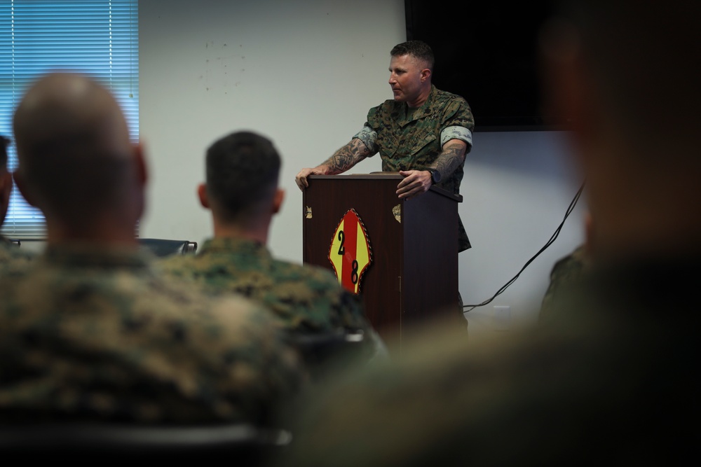 1stSgt Chad Winchell Award Ceremony
