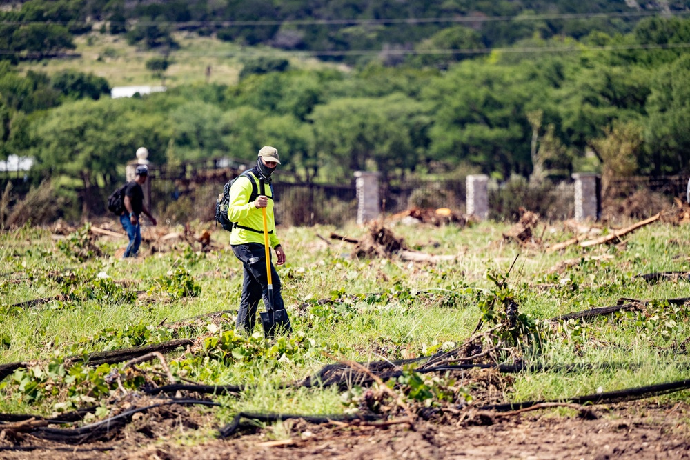 JBSA Airmen volunteer to help with Kerrville disaster relief efforts