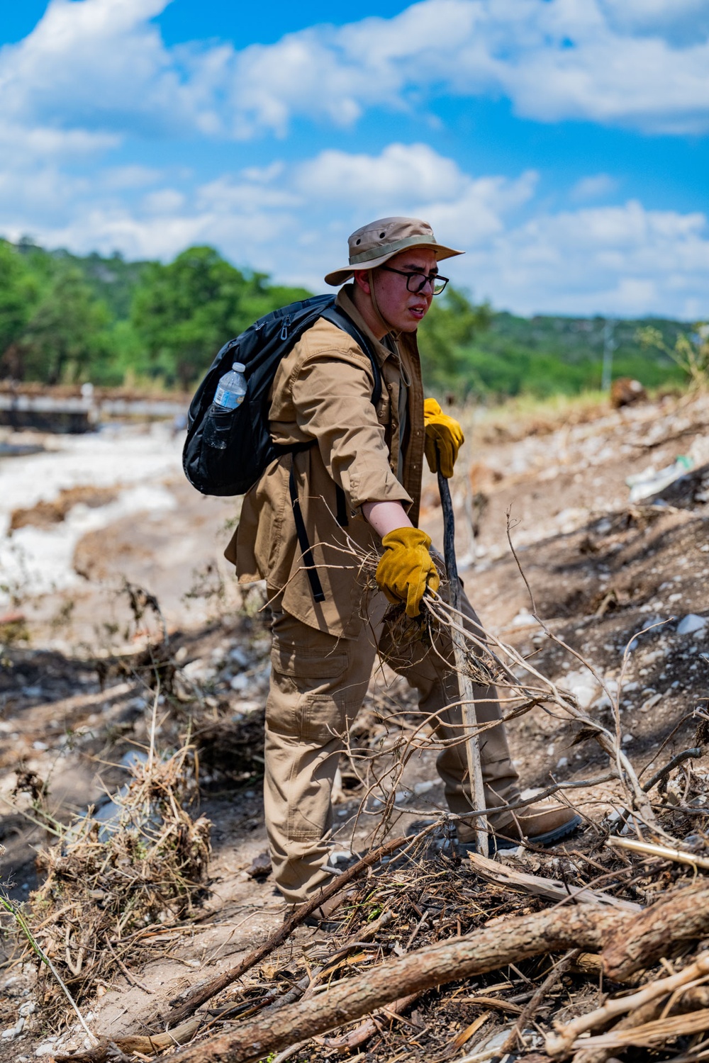 JBSA Airmen volunteer to help with Kerrville disaster relief efforts