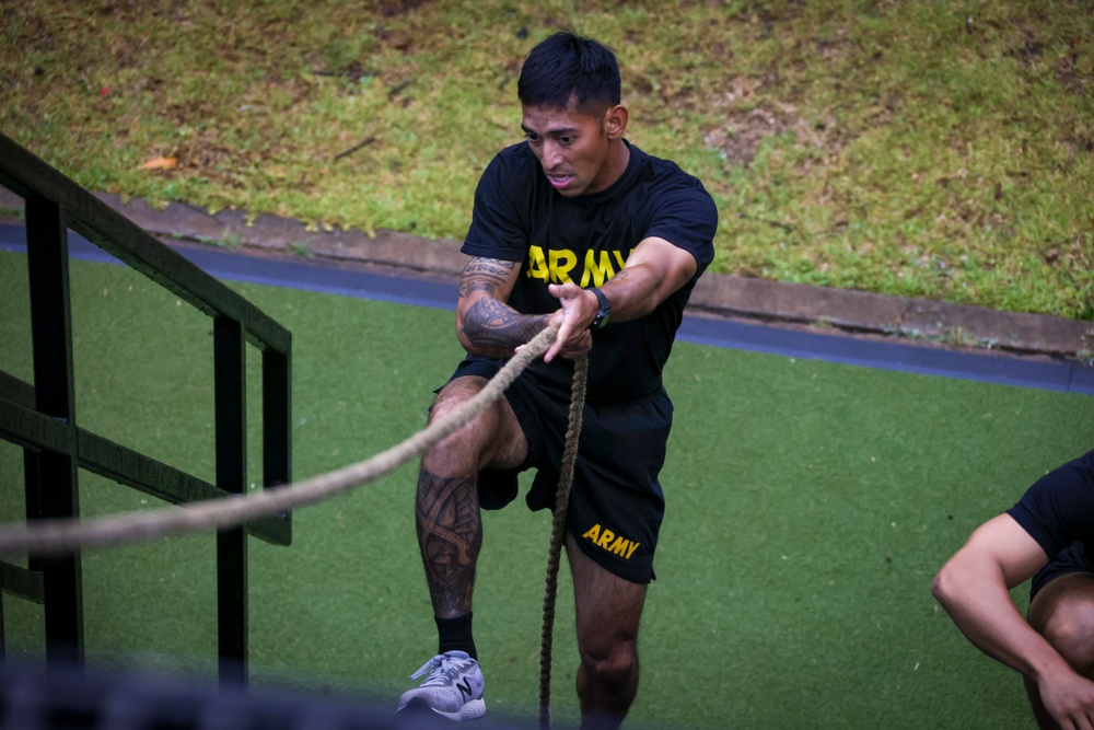 U.S. Army Pacific Best Squad PT