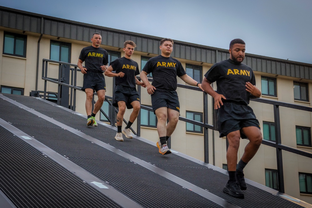 U.S. Army Pacific Best Squad PT