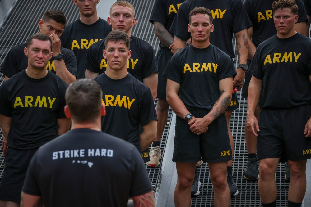 U.S. Army Pacific Best Squad PT