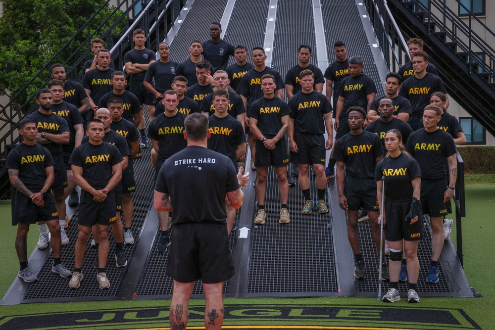 U.S. Army Pacific Best Squad PT