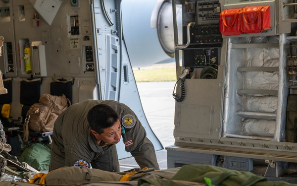 Loadmasters prepare aircraft ahead of Talisman Sabre 2025