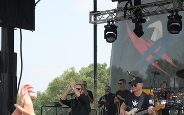Lt. Dan Band entertains nearly a thousand guests during July 2025 concert at Fort McCoy