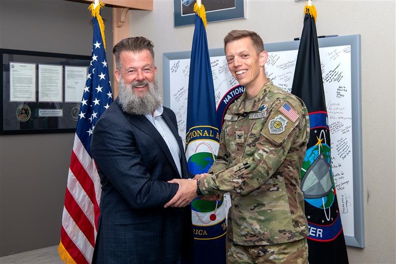 Director of the Mission Operations Directorate at the National Reconnaissance Office (NRO) visits National Space Defense Center (NSDC)