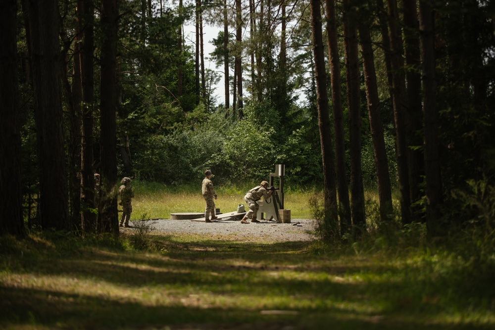 173rd Airborne Brigade Soldiers conduct M4 carbine qualification to prepare for Expert Soldier and Expert Infantry Badge [Image 5 of 7]