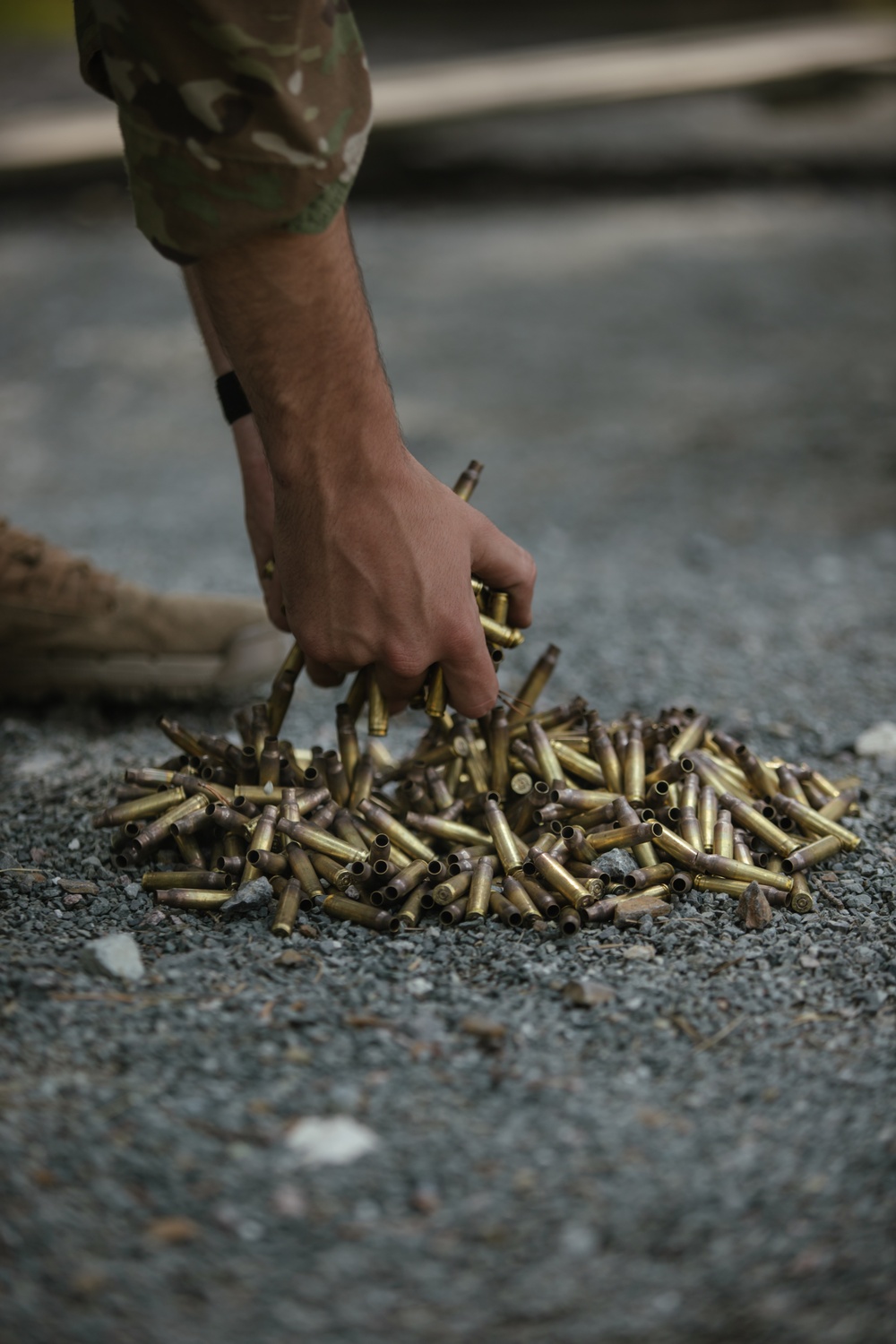 173rd Airborne Brigade Soldiers conduct M4 carbine qualification to prepare for Expert Soldier and Expert Infantry Badge [Image 6 of 7]