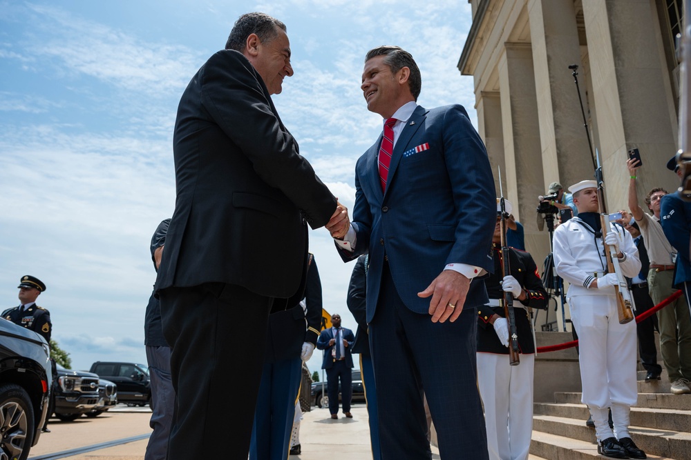 SD Hegseth Hosts Israel Katz At Pentagon