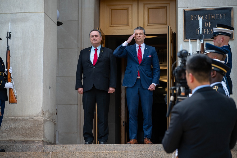 SD Hegseth Hosts Israel Katz At Pentagon