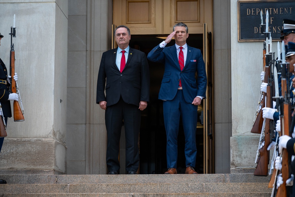 SD Hegseth Hosts Israel Katz At Pentagon