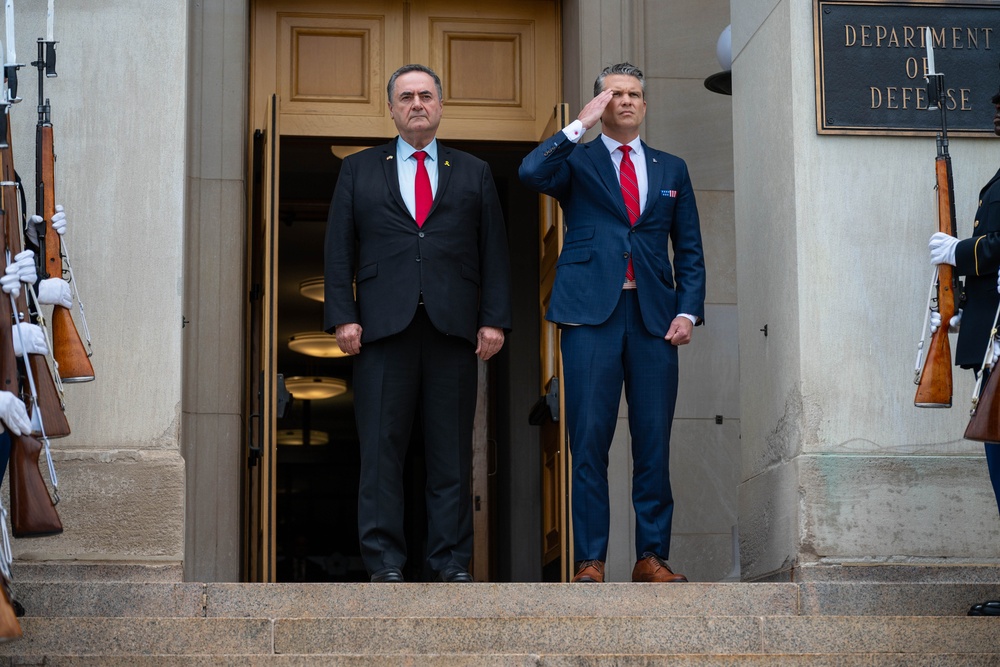 SD Hegseth Hosts Israel Katz At Pentagon