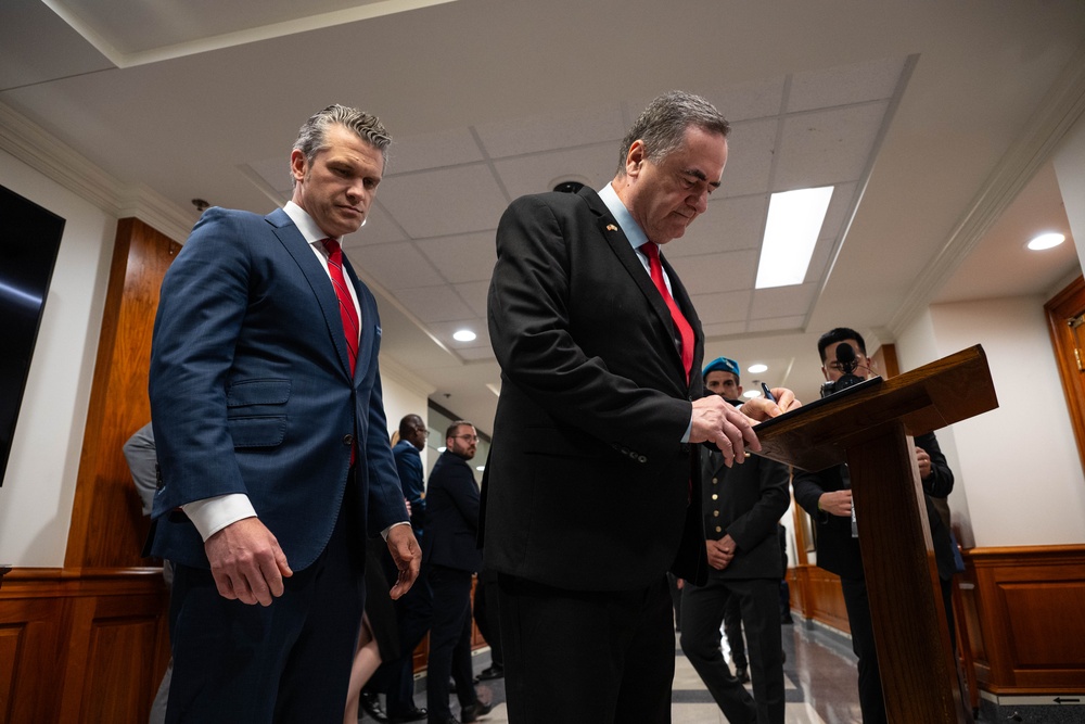 SD Hegseth Hosts Israel Katz At Pentagon
