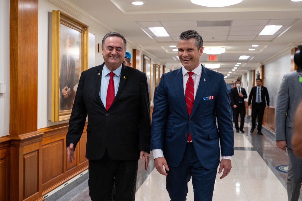 SD Hegseth Hosts Israel Katz At Pentagon