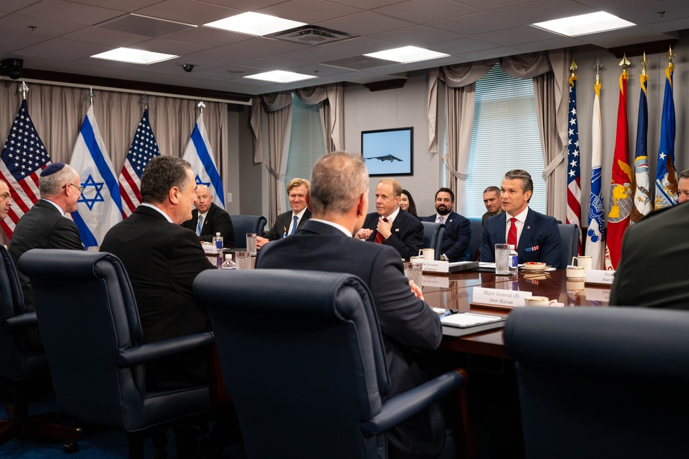SD Hegseth Hosts Israel Katz At Pentagon