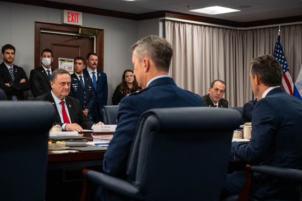 SD Hegseth Hosts Israel Katz At Pentagon
