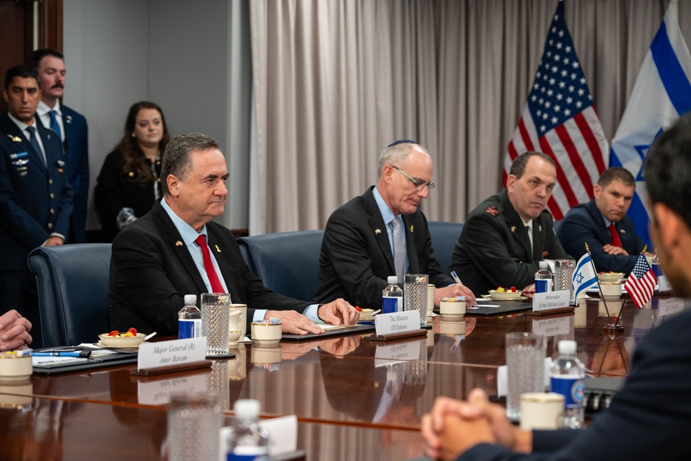 SD Hegseth Hosts Israel Katz At Pentagon