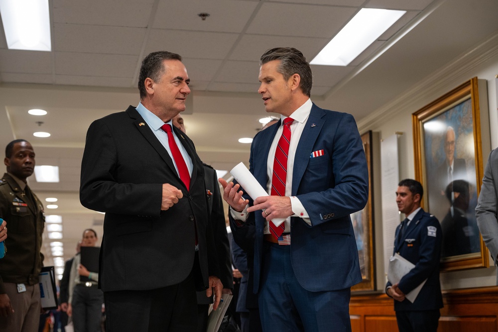 SD Hegseth Hosts Israel Katz At Pentagon