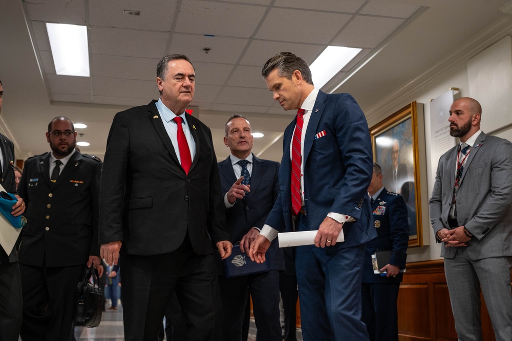 SD Hegseth Hosts Israel Katz At Pentagon