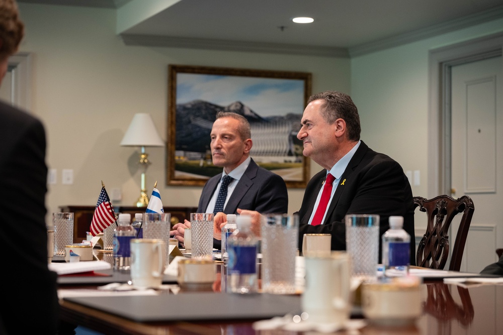 SD Hegseth Hosts Israel Katz At Pentagon