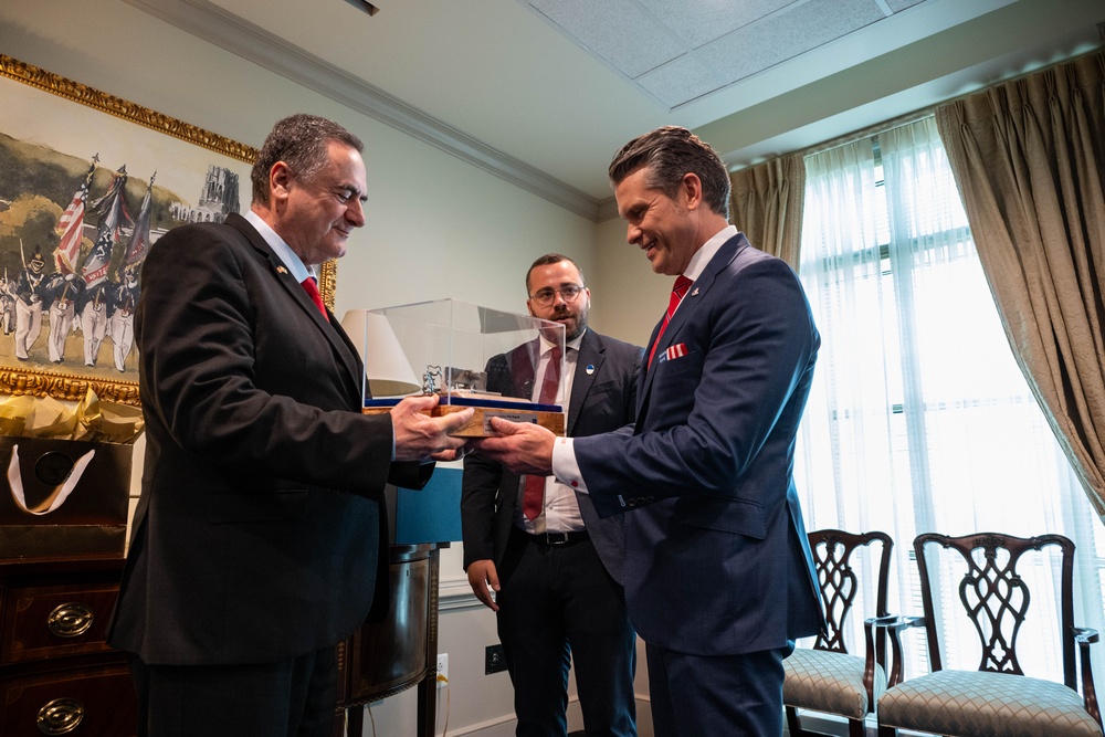 SD Hegseth Hosts Israel Katz At Pentagon