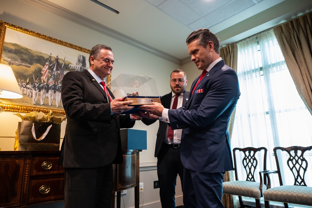 SD Hegseth Hosts Israel Katz At Pentagon