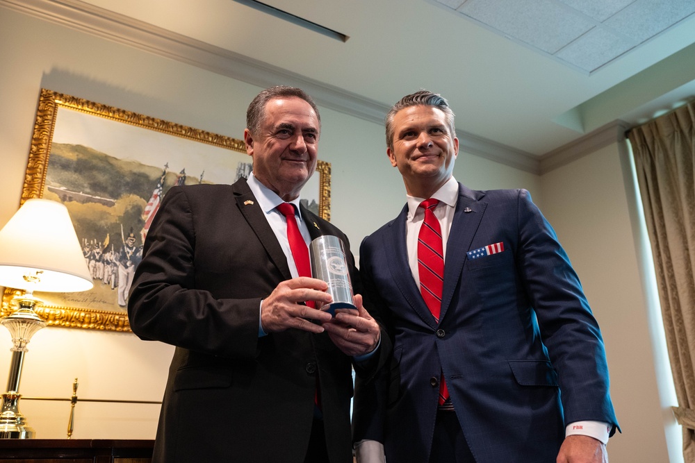 SD Hegseth Hosts Israel Katz At Pentagon