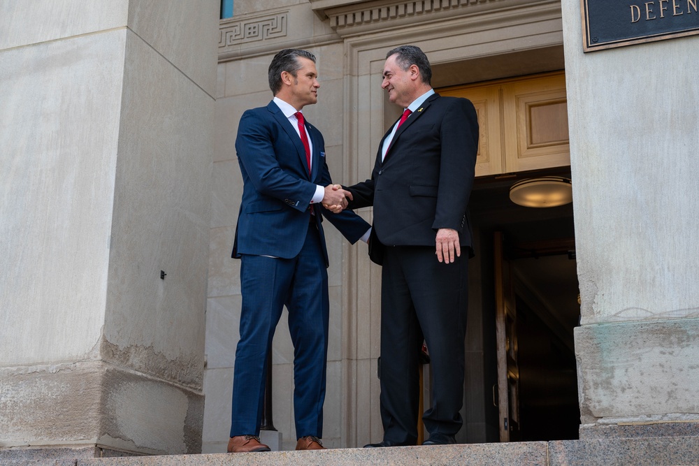 SD Hegseth Hosts Israel Katz At Pentagon
