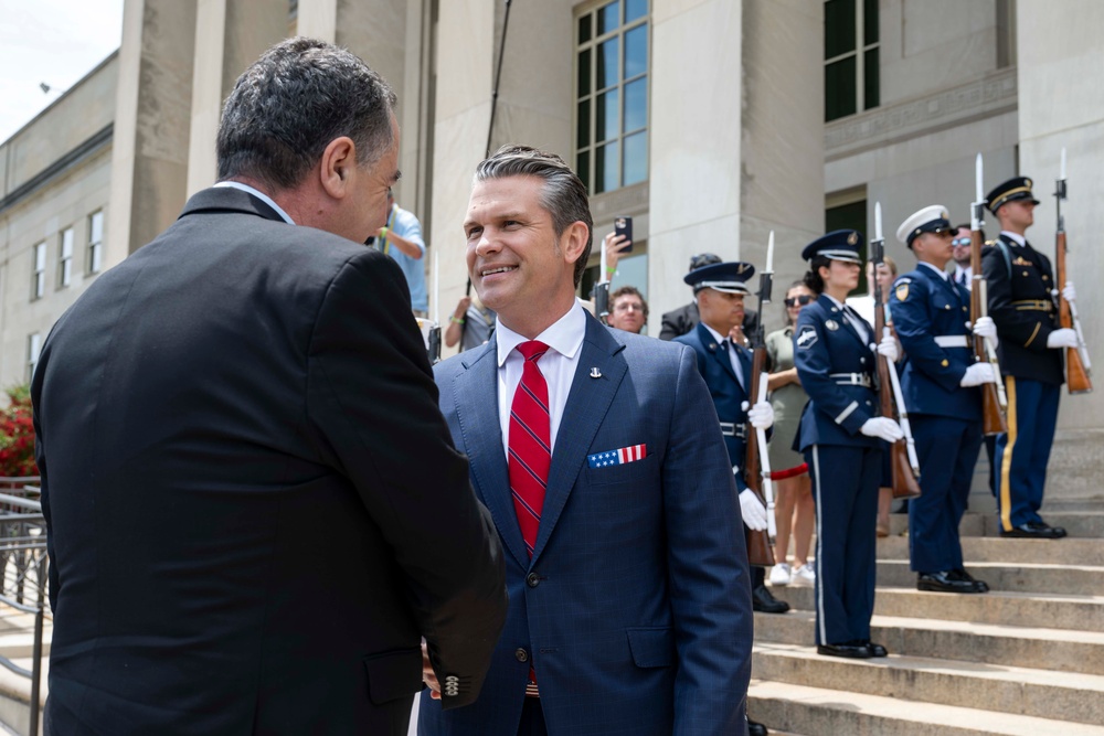 SD Hegseth Hosts Israel Katz At Pentagon