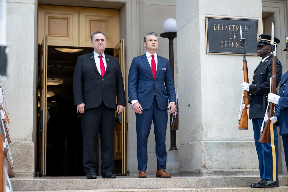 SD Hegseth Hosts Israel Katz At Pentagon