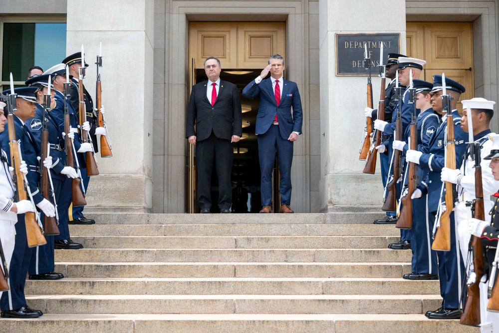 SD Hegseth Hosts Israel Katz At Pentagon