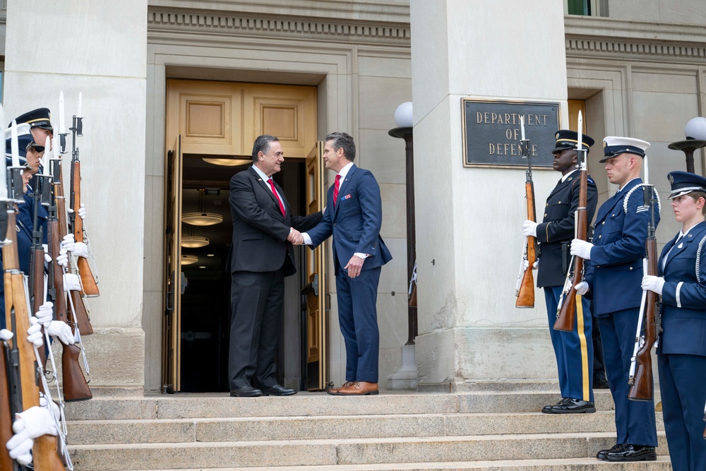 SD Hegseth Hosts Israel Katz At Pentagon