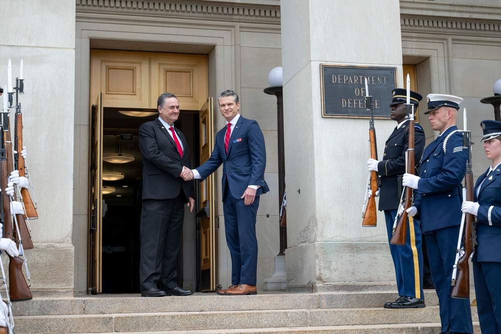 SD Hegseth Hosts Israel Katz At Pentagon