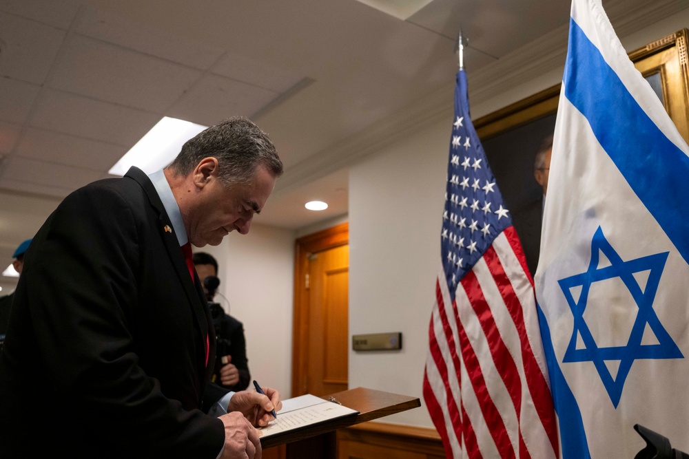 SD Hegseth Hosts Israel Katz At Pentagon