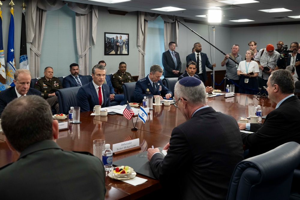 SD Hegseth Hosts Israel Katz At Pentagon