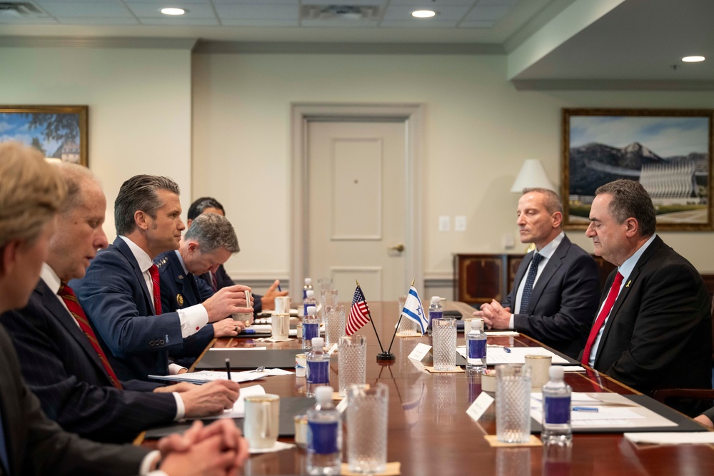 SD Hegseth Hosts Israel Katz At Pentagon