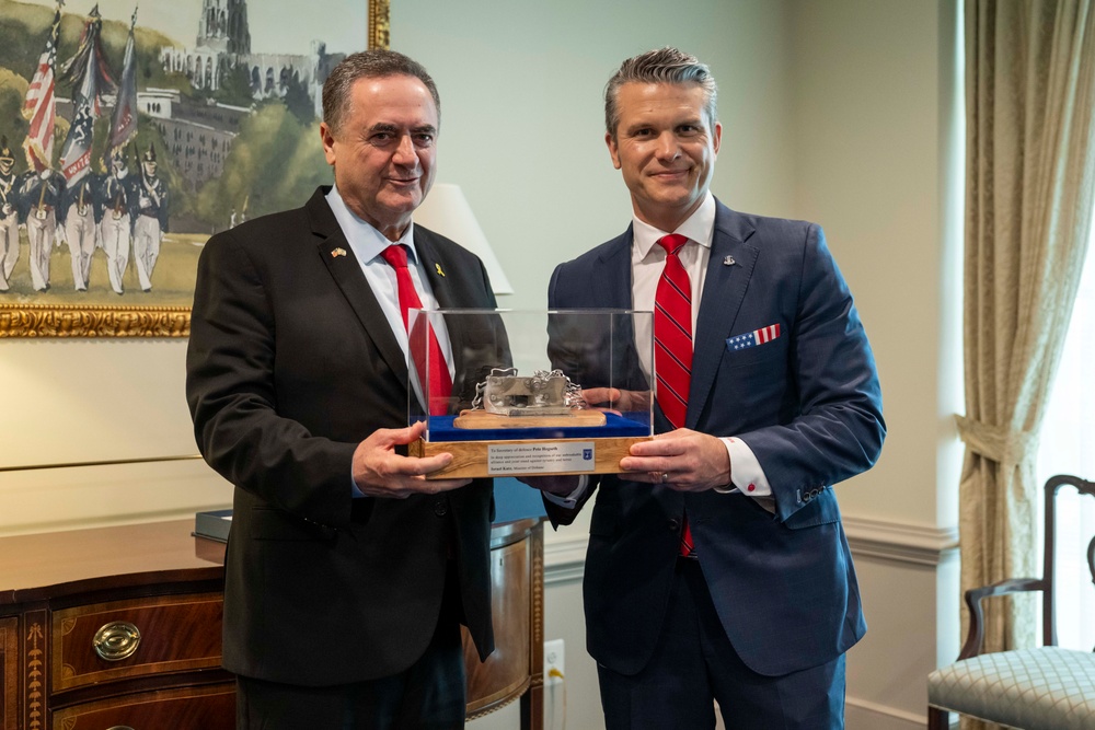 SD Hegseth Hosts Israel Katz At Pentagon