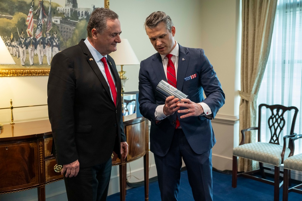 SD Hegseth Hosts Israel Katz At Pentagon